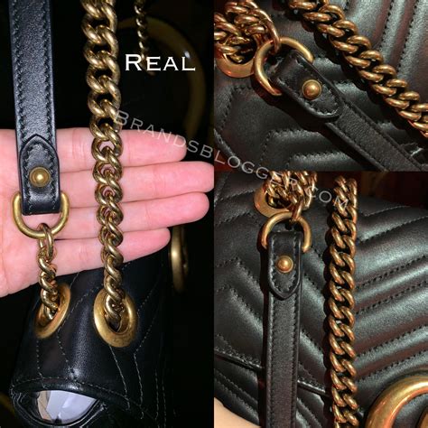 how to spot fake gucci marmont bag|gucci marmont large shoulder bag.